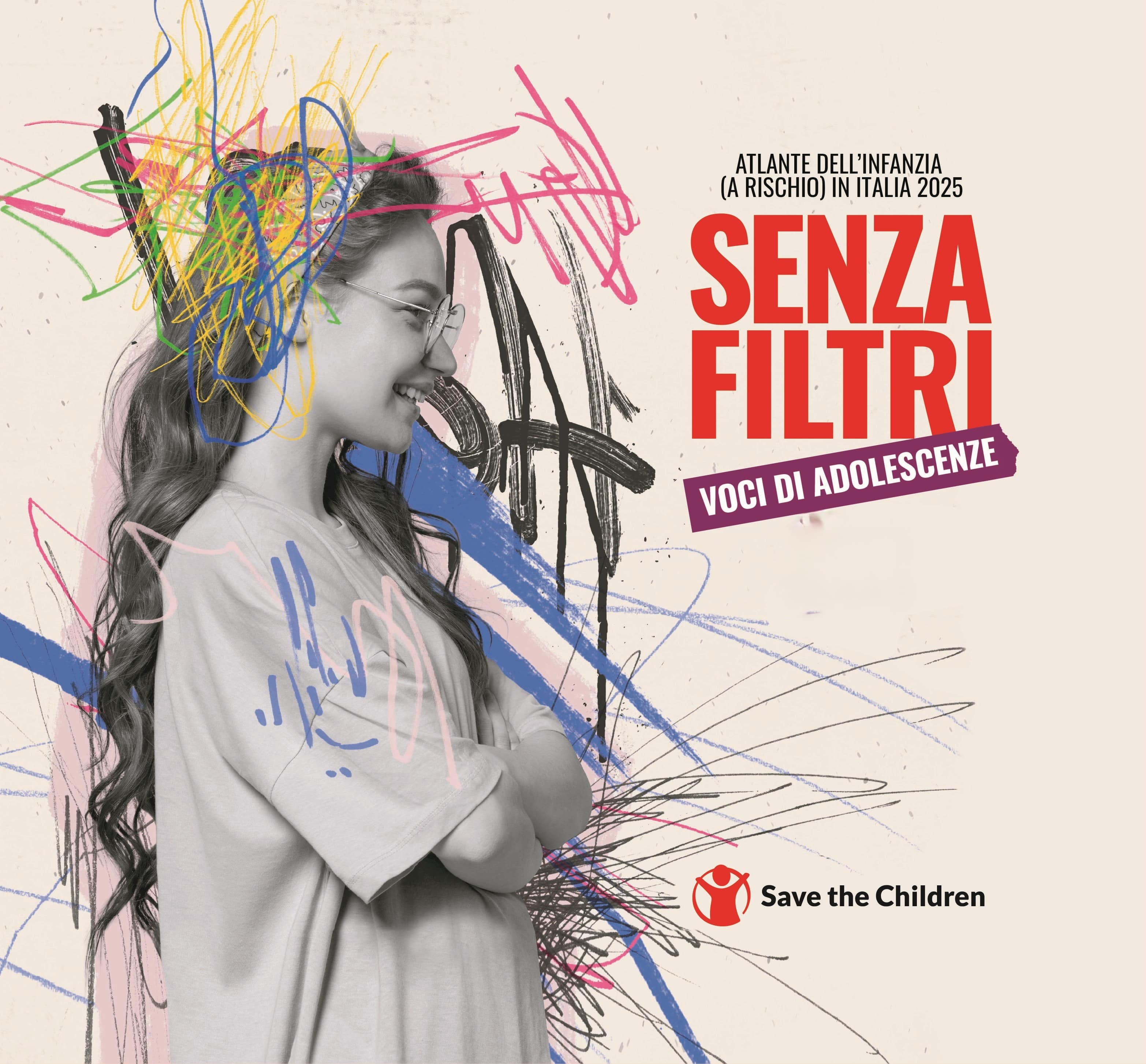 Copertina XVI Atlante dell'Infanzia (a rischio) - Senza Filtri