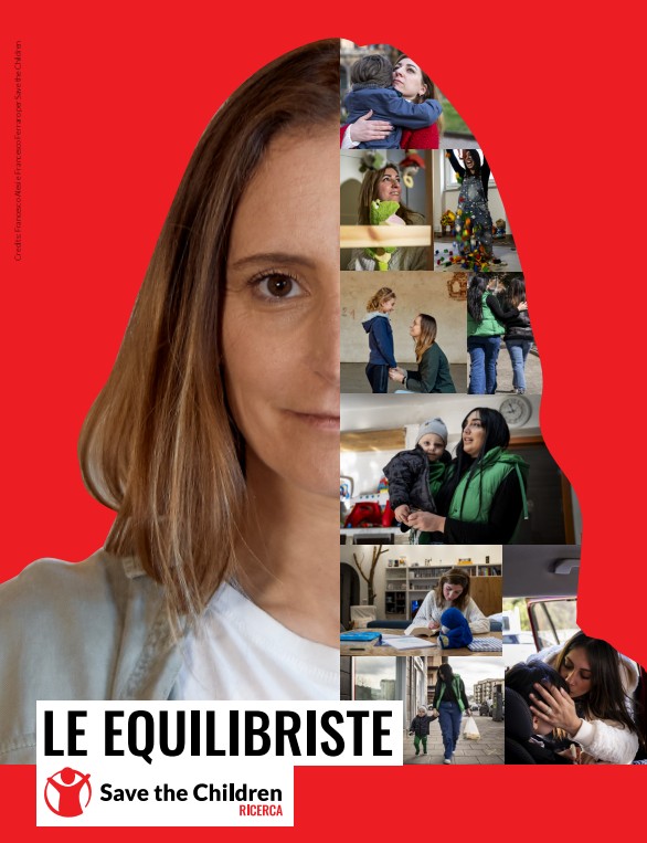 Copertina "Le Equilibriste: la maternità in Italia 2025"