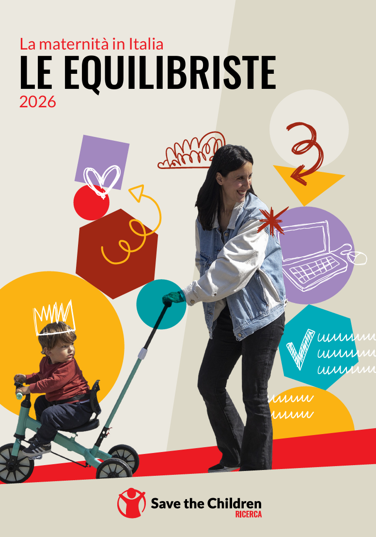 Copertina "Le Equilibriste: la maternità in Italia 2026"