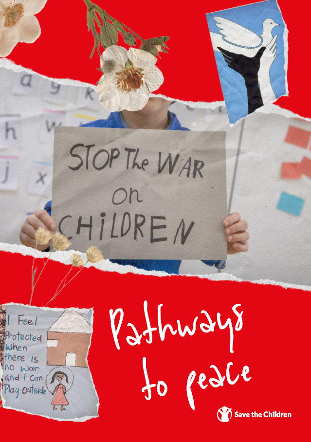 Copertina Report "Stop the War on Children: Pathways to Peace"