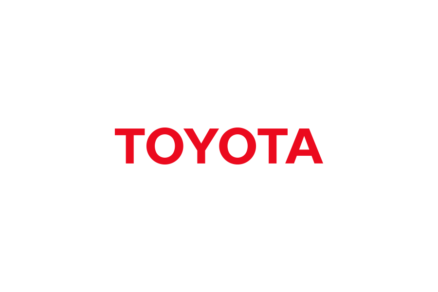 logo toyota rosso