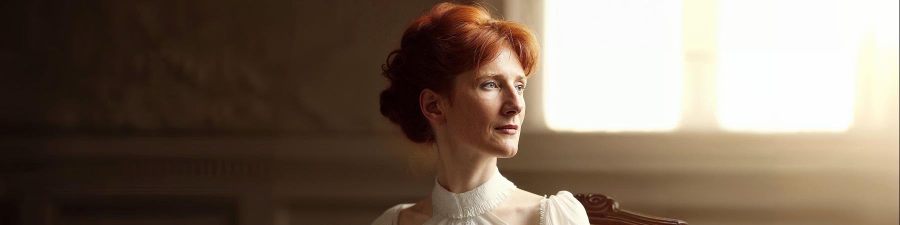 Eglantyne Jebb realizzata con l'intelligenza artificiale 