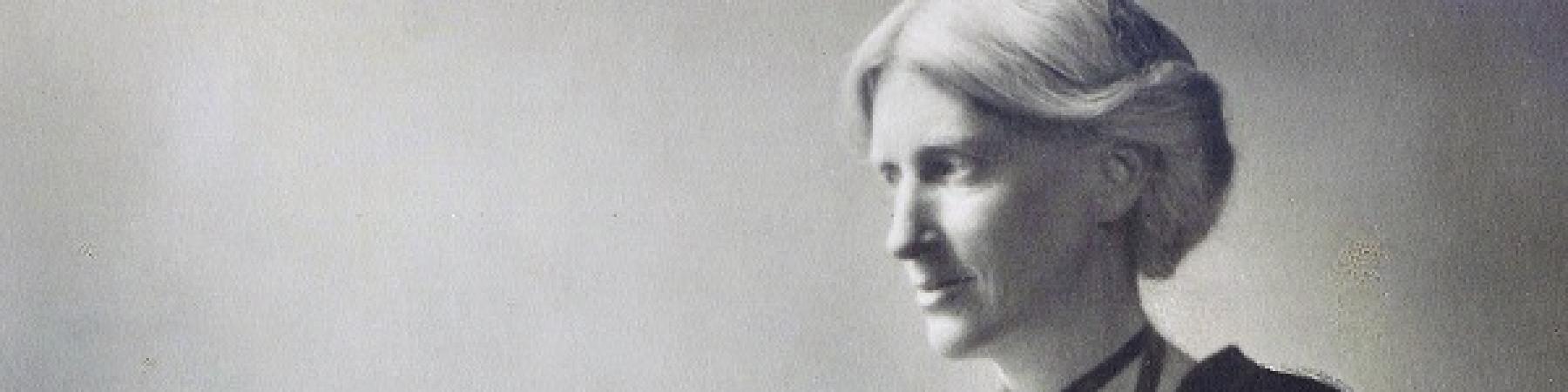 Foto di Eglantyne Jebb attivista e fondatrice di Save the Children 