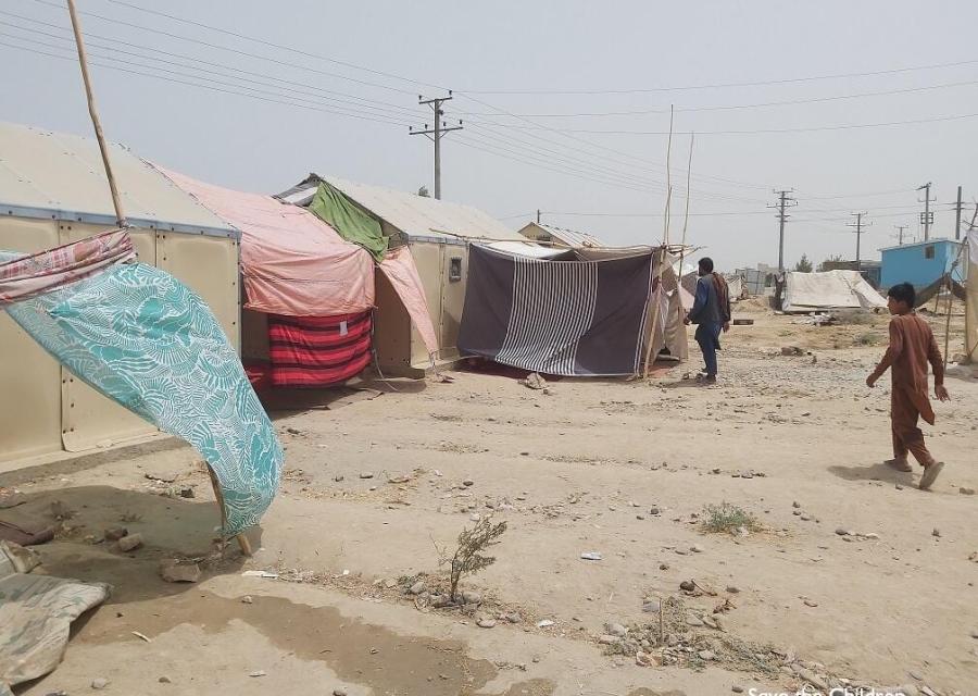 campo profughi temporaneo in Afghanistan