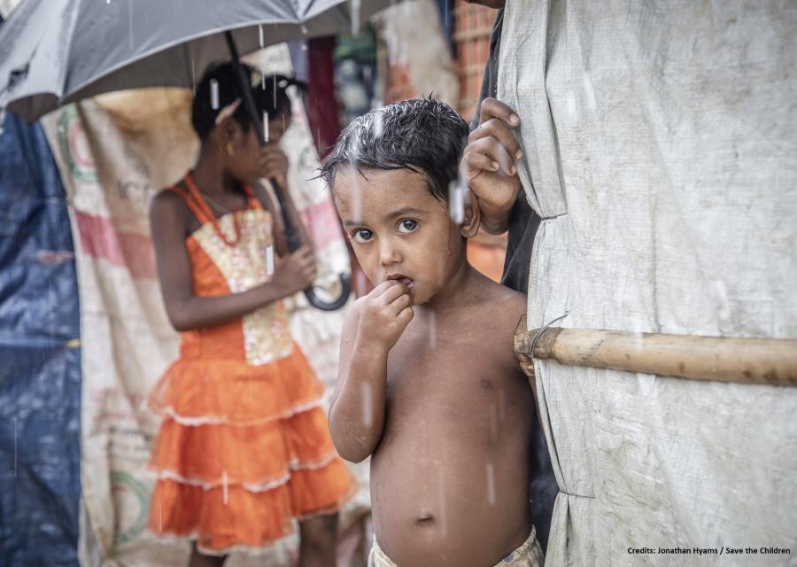 Bambini Rohingya a Coxs Bazar