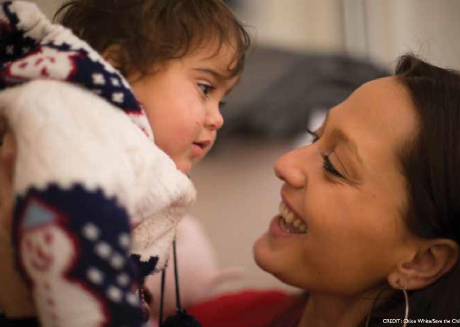 Bambina e mamma 