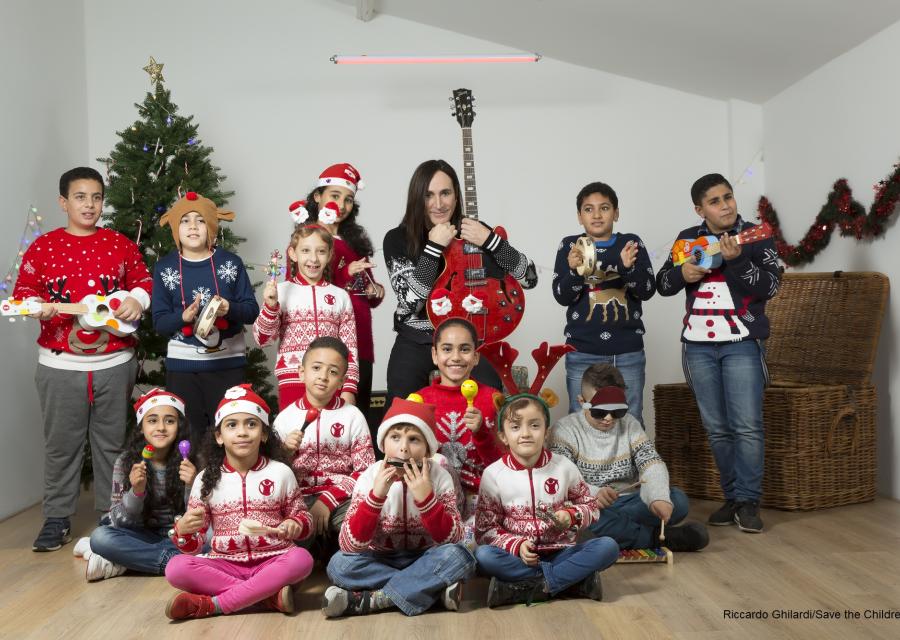 Manuel Agnelli Christmas Jumper Day