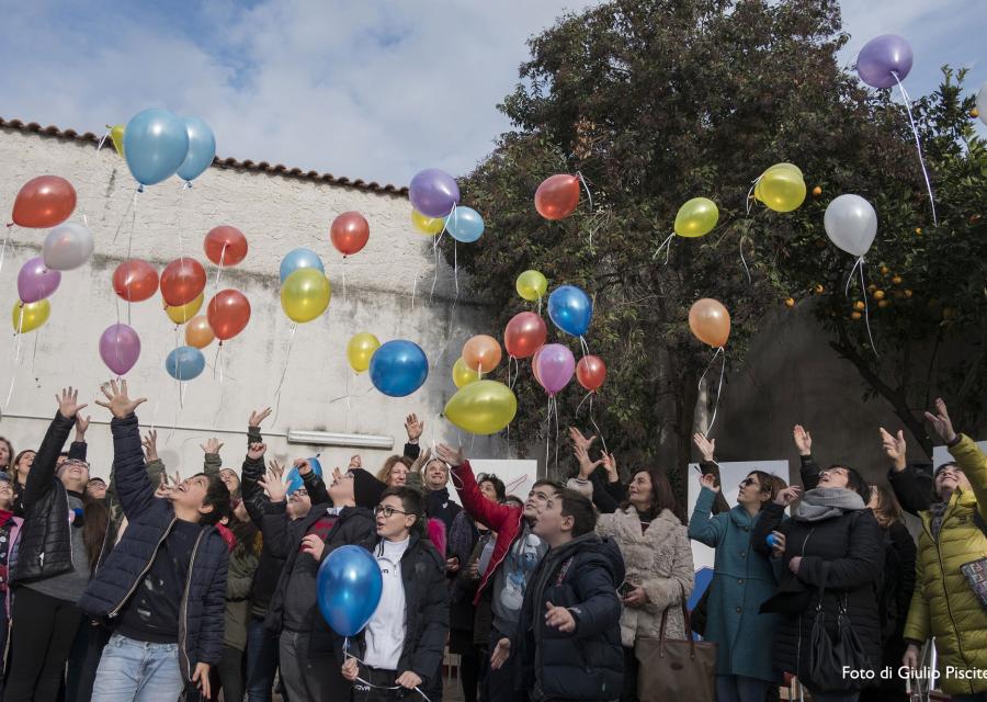 Inaugurazione punto luce casal di principe