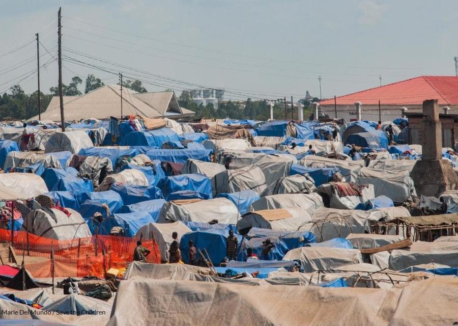 campo profughi nella provincia di Ituri nel nord-est della Repubblica Democratica del Congo