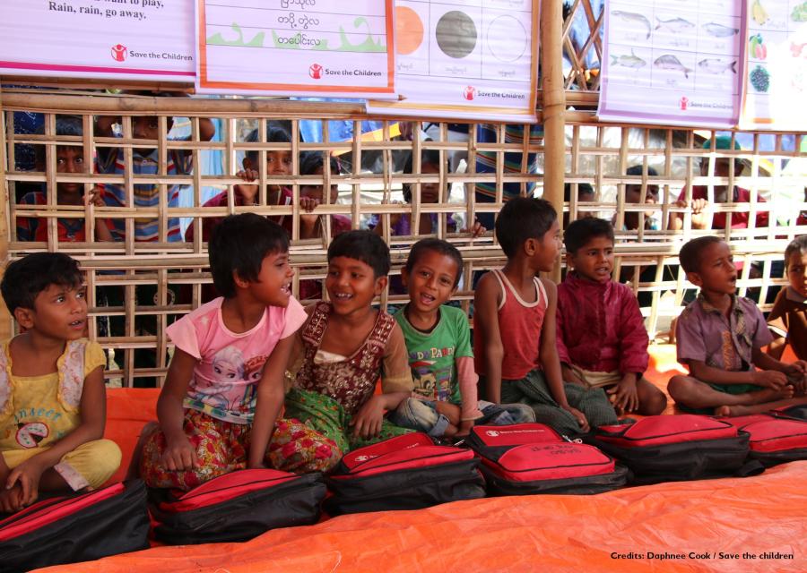 Bambini Rohingya Cox Bazar