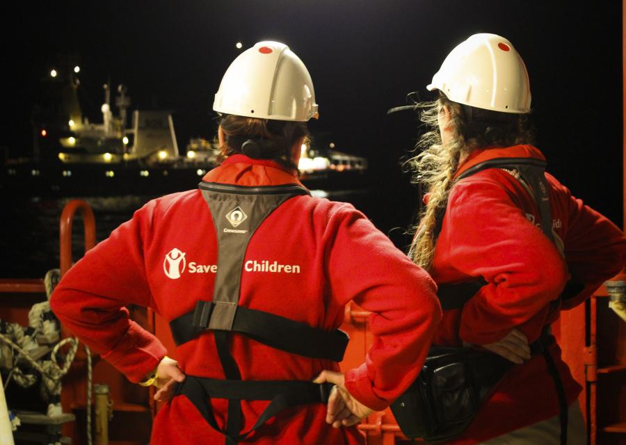 Il nostro staff a lavoro durante operazione di ricerca e salvataggio