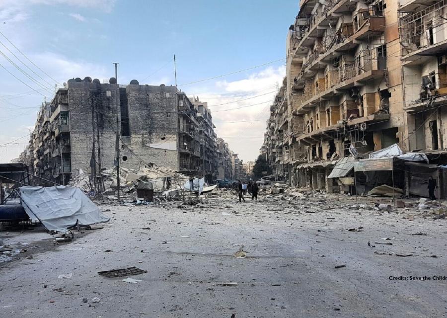 Siria Ghouta orientale macerie