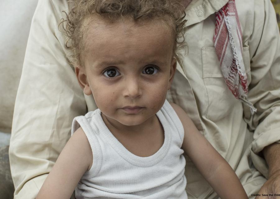 bambino sfollato Siria