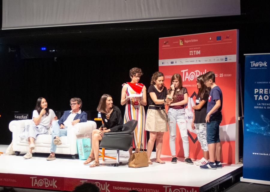 Il palco del Taobuk Festival 2019 a Taormina