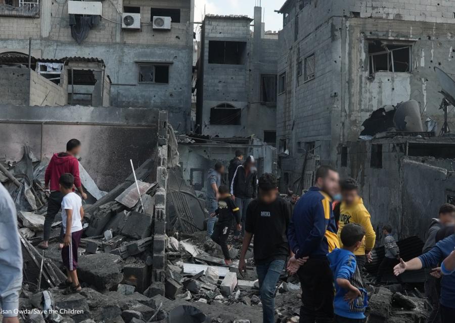 palazzo distrutto a Gaza