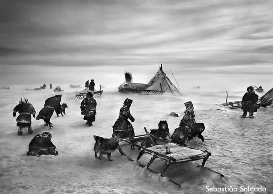 la popolazione dei nenets in Alaska