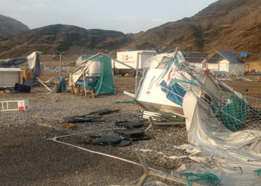 strutture di Save the Children distrutte dalle alluvioni in Afghanistan