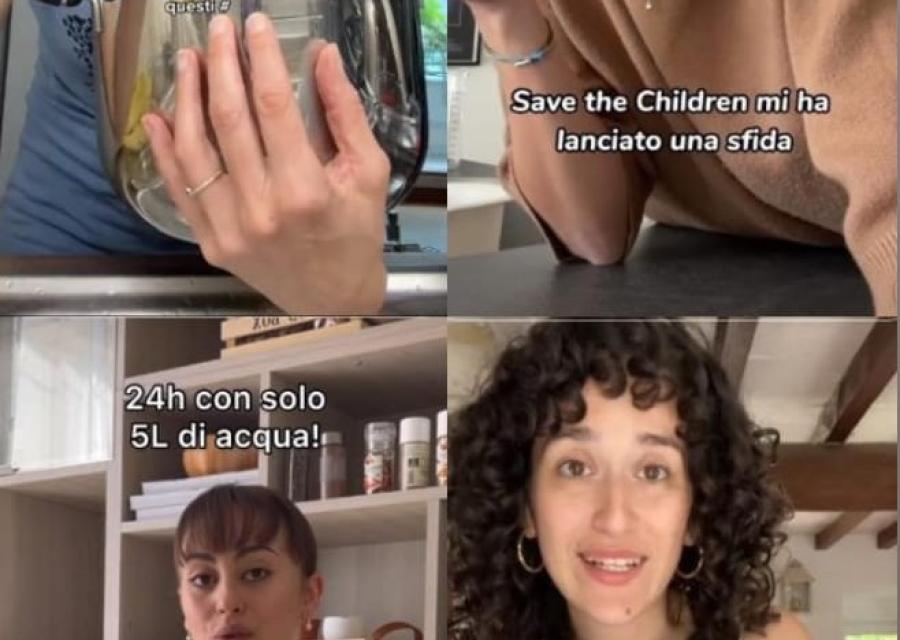 4 Creator Tik Tok per #SaveTheWaterChallenge su Crisi climatica e ambientale