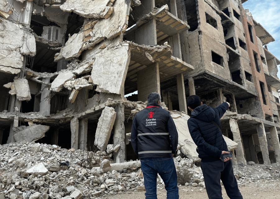 Operatori Save the Children in Siria
