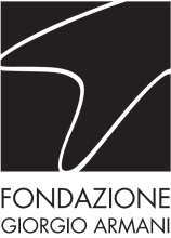 logo scritta nero sfondo bianco Giorgio Armani