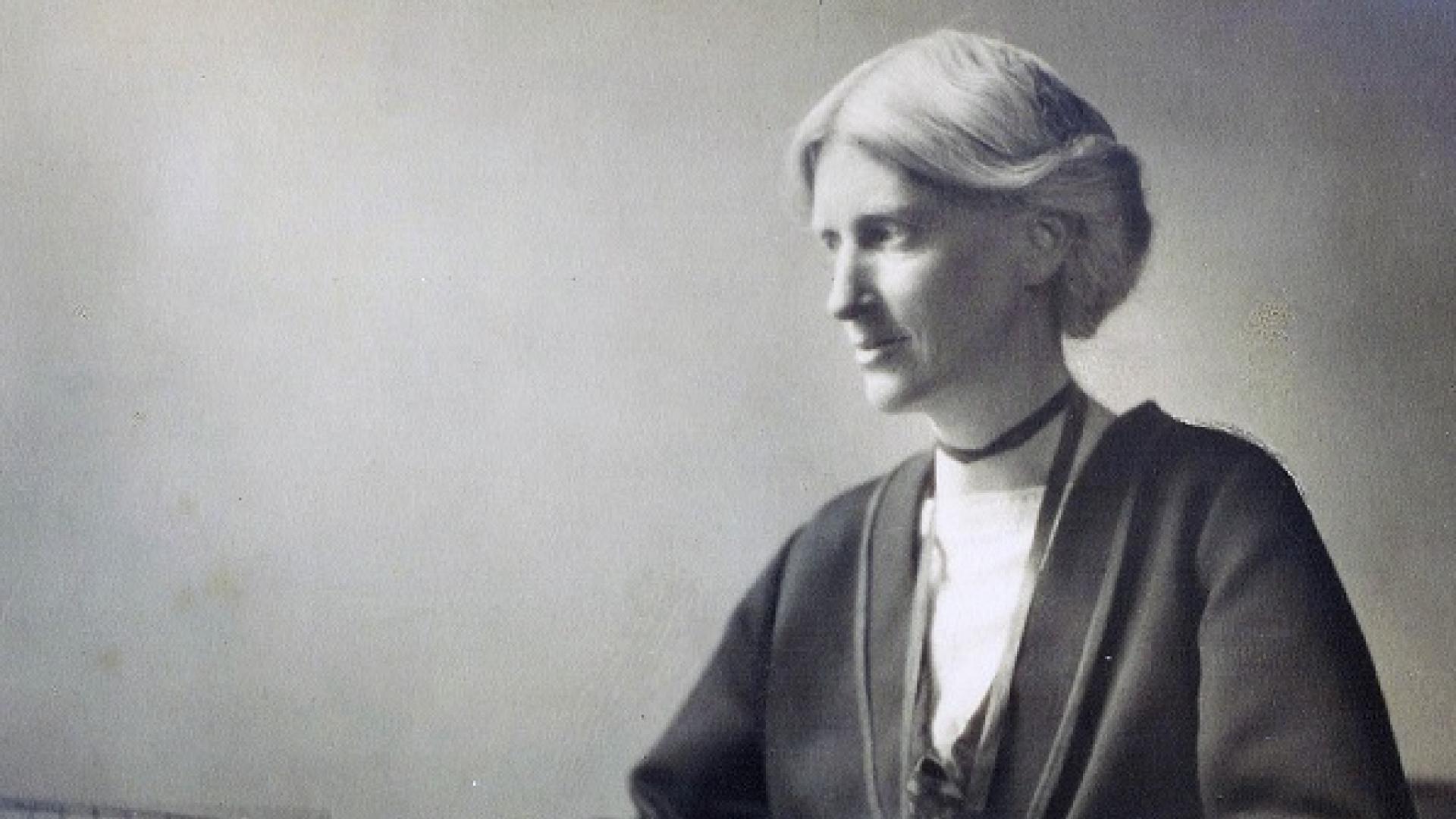 Foto di Eglantyne Jebb attivista e fondatrice di Save the Children 